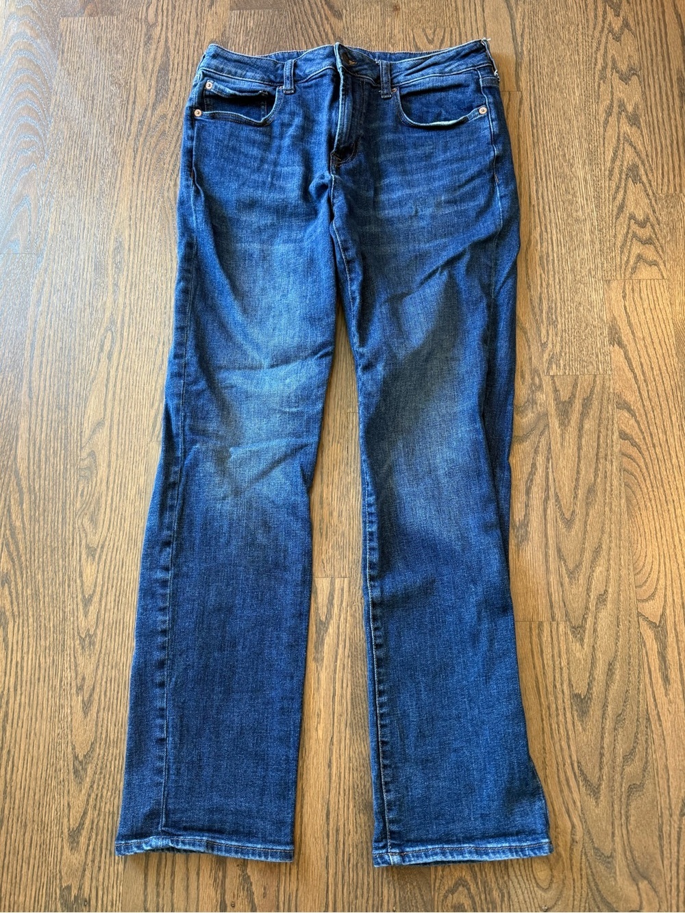 Aeropostale Men's Straight Fit Indigo Blue Jeans size 33/32 some light stretch